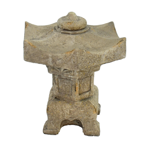 Europa Leisure Pagoda Lantern Small 40cm Weathered Dark Stone Effect