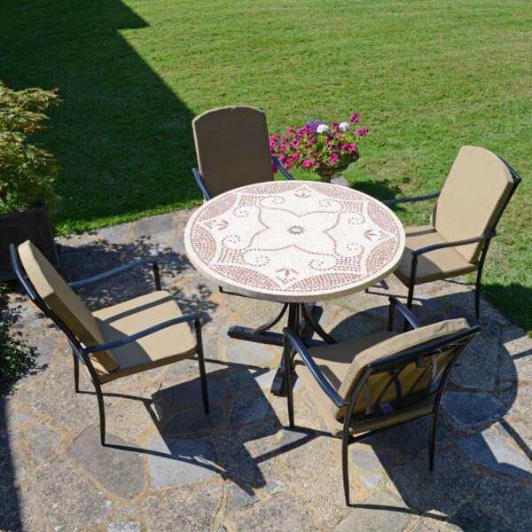 europa leisure PROVENCE Dining Table with 4 ASCOT DELUXE Chairs Set