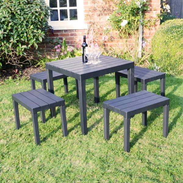 Europa Leisure Roma Rectangular Table With Roma Bench Seat