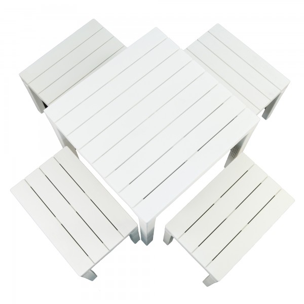 Europa Leisure Roma Rectangular Table With Roma Bench Seat