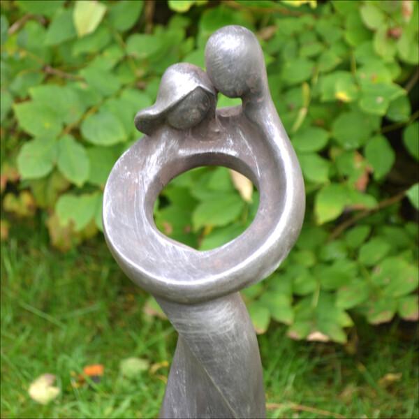 Europa Leisure Romantic Twist Black Contemporary Sculpture
