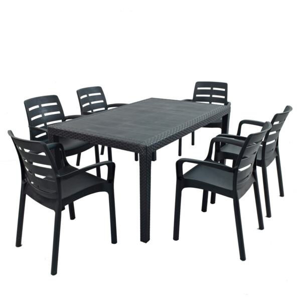 Europa Leisure Salerno Rectangular Table With Siena Chairs