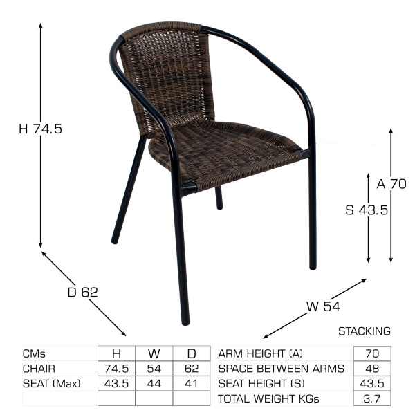 Europa Leisure San Remo Garden Chair - Europa Leisure (UK)