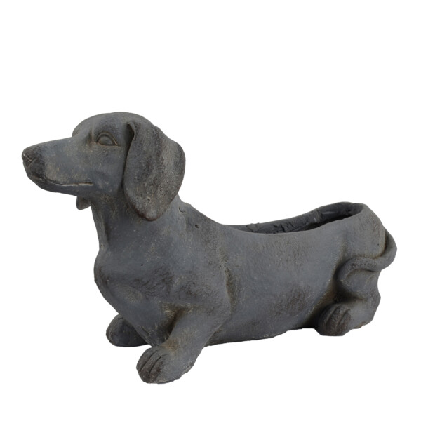 Europa Leisure Sausage Dog Planter - Blue Iron Effect - Europa Leisure (UK)