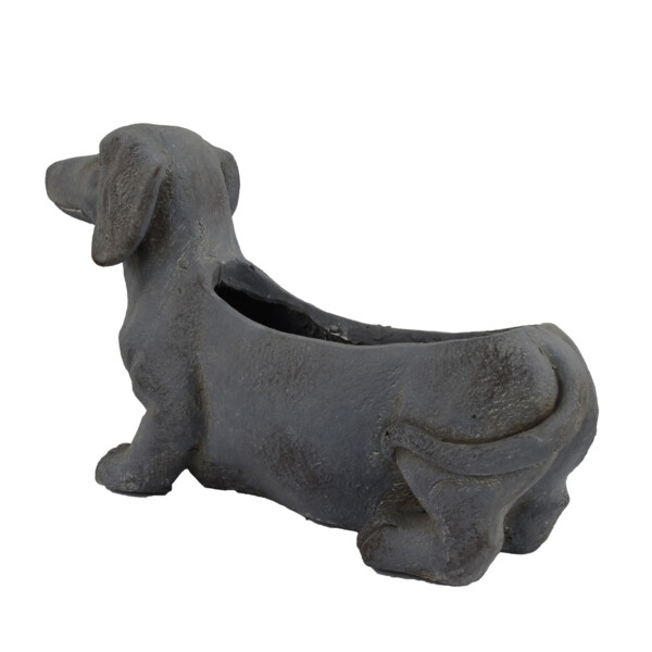Europa Leisure Sausage Dog Planter - Blue Iron Effect - Europa Leisure (UK)