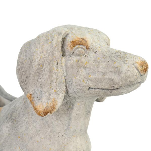 Europa Leisure Sausage Dog Planter - Weathered Stone Effect - Europa Leisure (UK)