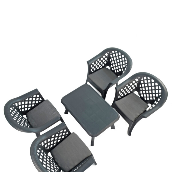 Europa Leisure Savona Coffee Table With 4 Savona Chairs