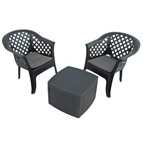 Europa Leisure Sicily Side Table With Savona Chairs