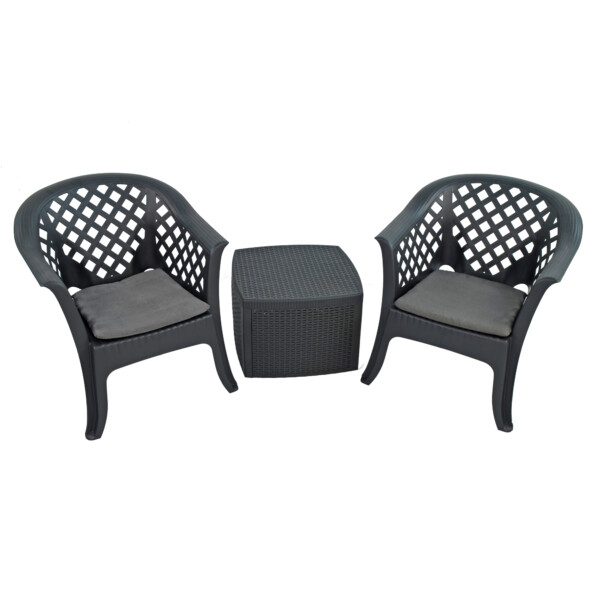 Europa Leisure Sicily Side Table With Savona Chairs
