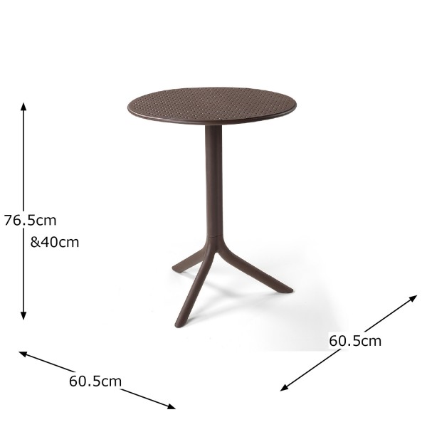 Europa Leisure Step Table In Coffee - Europa Leisure (UK)
