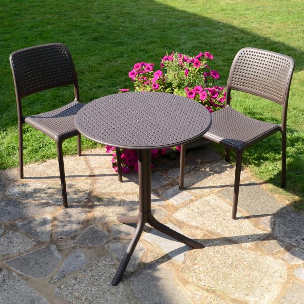 Europa Leisure Step Table In Coffee - Europa Leisure (UK)