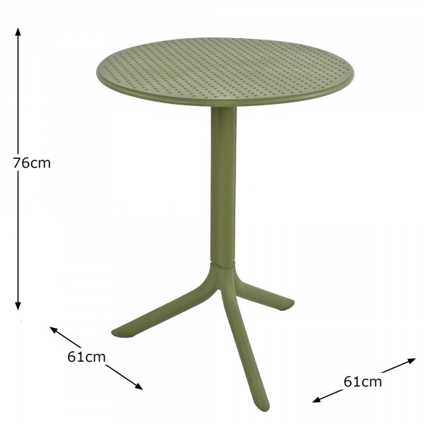Europa Leisure Step Table In Olive - Europa Leisure (UK)