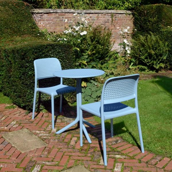 Europa Leisure Step Table In Sky Blue - Europa Leisure (UK)