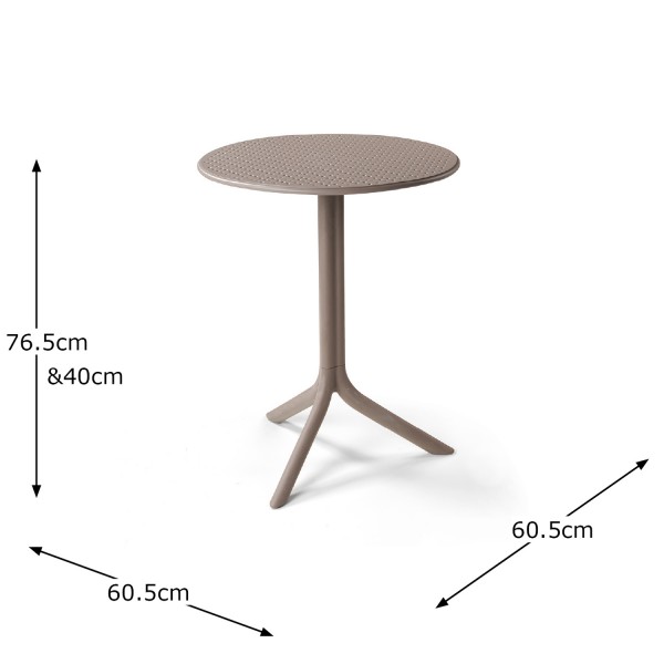 Europa Leisure Step Table In Turtle Dove - Europa Leisure (UK)