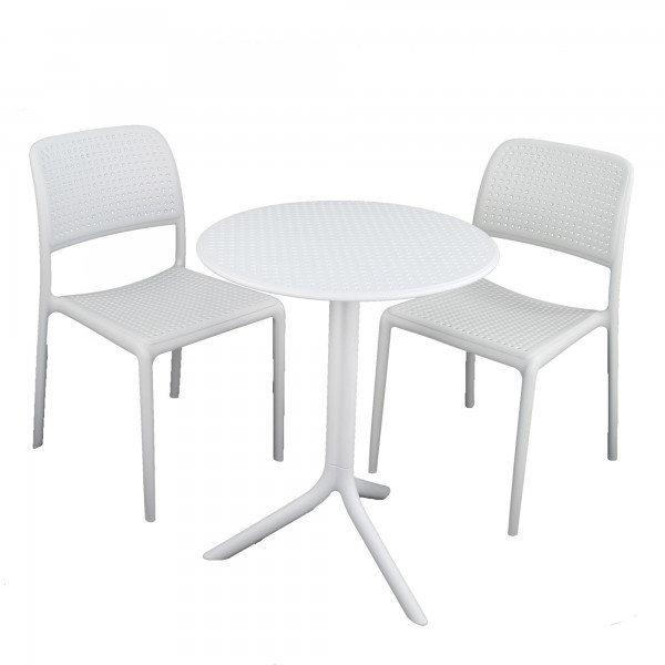 europa leisure Step Table in White - Europa Leisure (UK)
