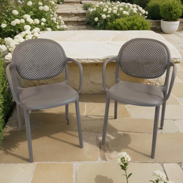 europa leisure Stina Chair in Nickel Grey - Europa Leisure (UK)