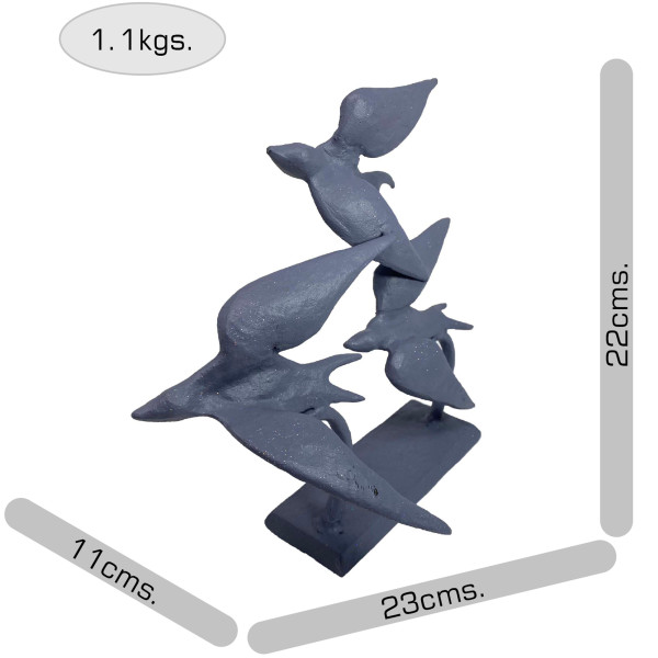 Europa Leisure Swallows Elur - Iron Ornament Grey Shimmer - Europa Leisure (UK)