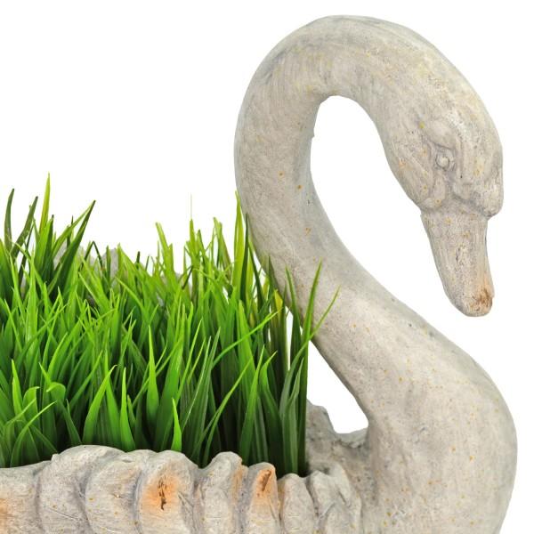 Europa Leisure Swan Planter - Weathered Stone Effect - Europa Leisure (UK)