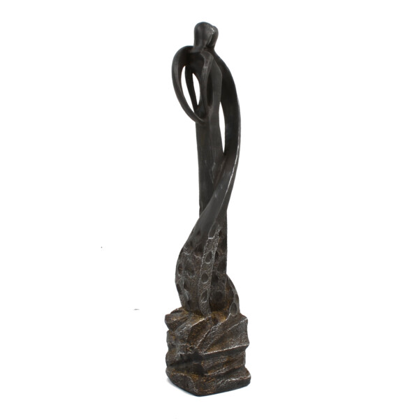 Europa Leisure Tender Kiss Black Contemporary Sculpture