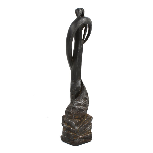 Europa Leisure Tender Kiss Black Contemporary Sculpture