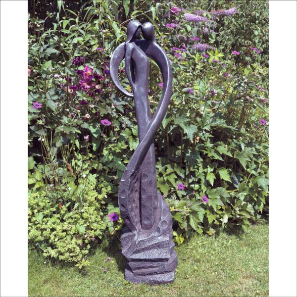 europa leisure Tender Kiss Black Contemporary Sculpture