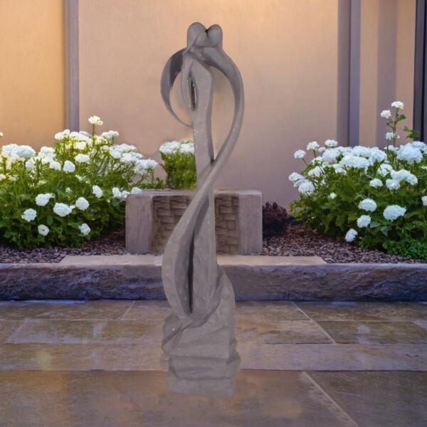 europa leisure Tender Kiss White Contemporary Sculpture