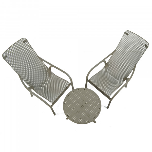 Europa Leisure The Step Low Bistro Table With Net Lounge Chairs - Europa Leisure (UK)