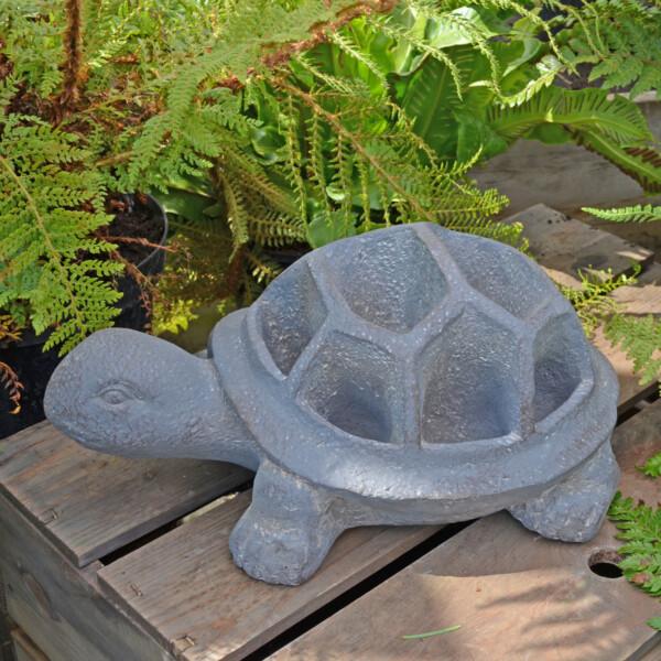 europa leisure Tortoise Planter - blue iron effect - Europa Leisure (UK)