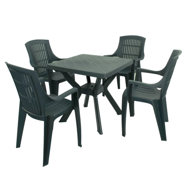 Europa Leisure Turin Table With Parma Chairs - 2 Colour Options