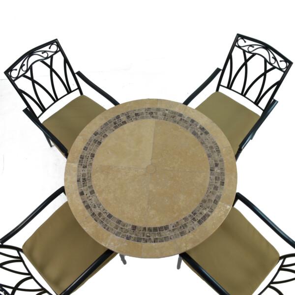 Europa Leisure VERMONT Dining Table With 4 ASCOT Chairs Set