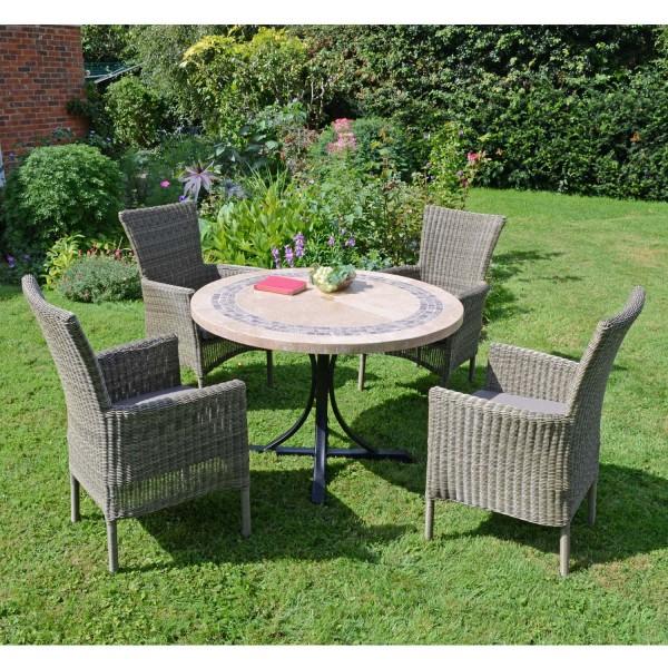 Europa Leisure VERMONT Dining Table With 4 DORCHESTER Chairs Set