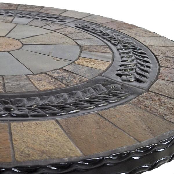 Europa Leisure VILLENA 60cm Bistro Table With 2 MILAN Chairs Set