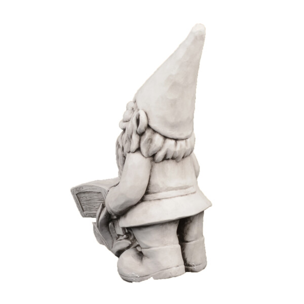 Europa Leisure Wheelbarrow Gnome - Antique Stone Effect