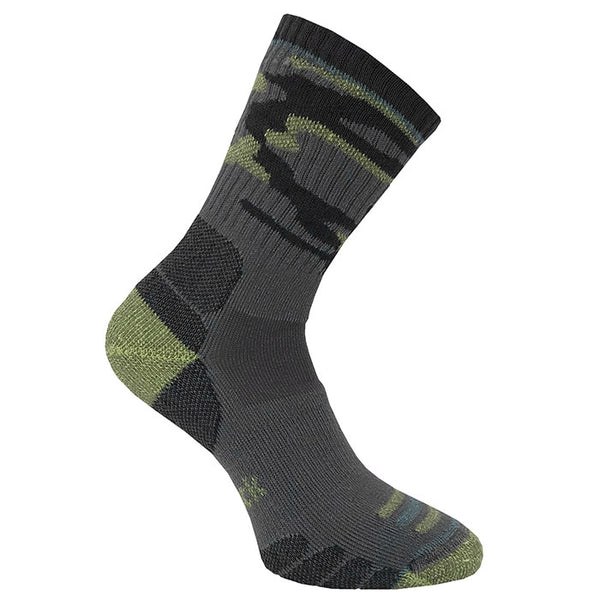 Eurosock Camo Trek Med Weight Crew Socks - 2361 – EUROSOCK