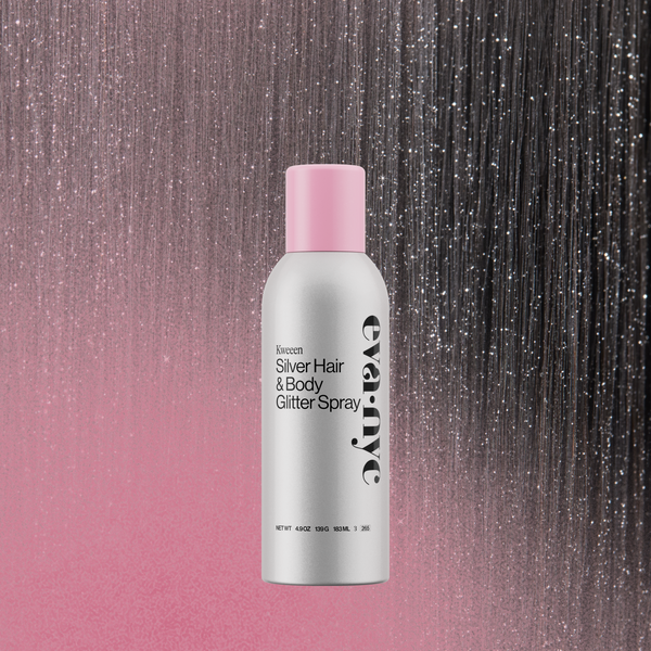eva Silver Glitter Hair & Body Spray | Eva NYC