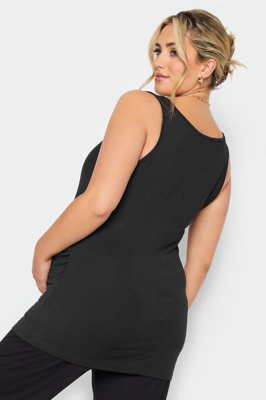 Evans BUMP IT UP MATERNITY Curve Black Bralette Support Vest Top