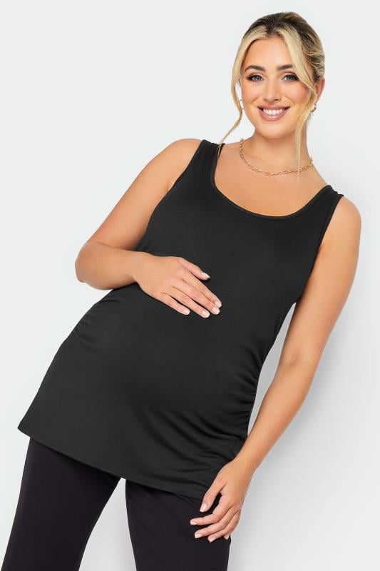 evans BUMP IT UP MATERNITY Curve Black Bralette Support Vest Top