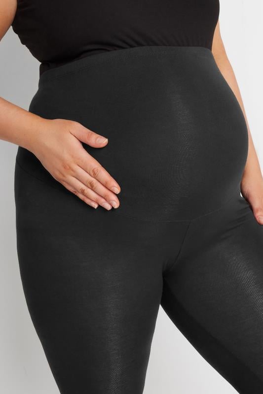 Evans BUMP IT UP MATERNITY Curve Black Stretch Leggings