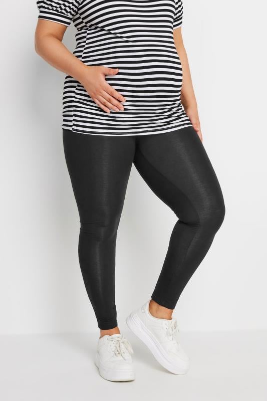 evans BUMP IT UP MATERNITY Curve Black Stretch Leggings