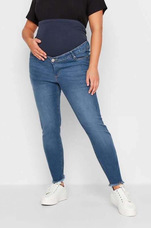 evans BUMP IT UP MATERNITY Curve Blue Push Up Stretch AVA Jeans