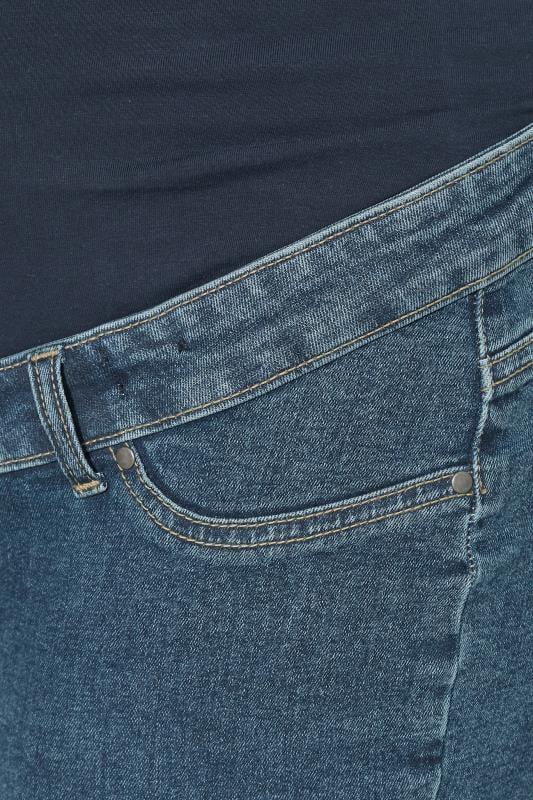 Evans BUMP IT UP MATERNITY Curve Blue Stretch Straight Leg Jeans