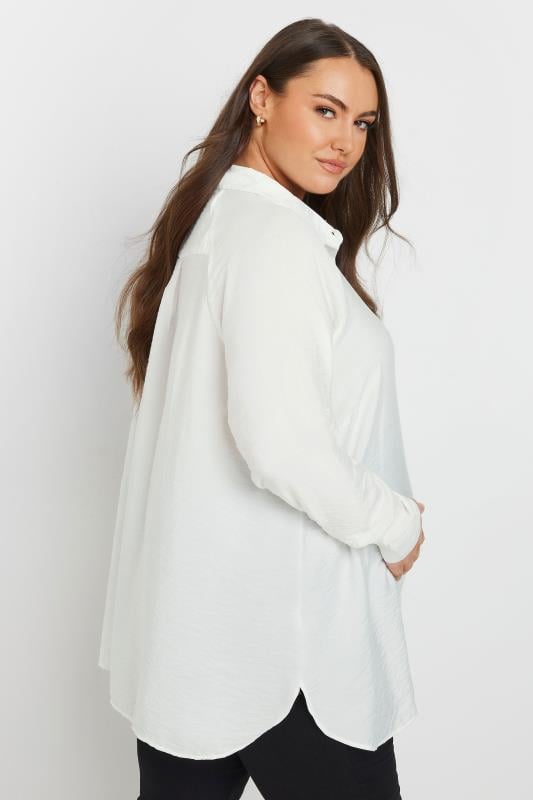 Evans BUMP IT UP MATERNITY Curve White Pocket Shirt