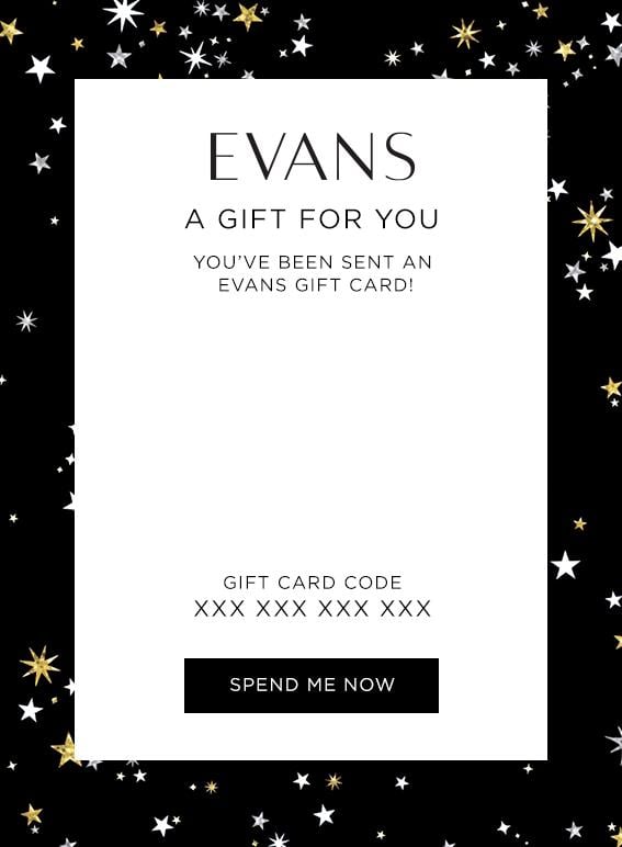 evans Evans Christmas £10 - £150 Online Gift Card