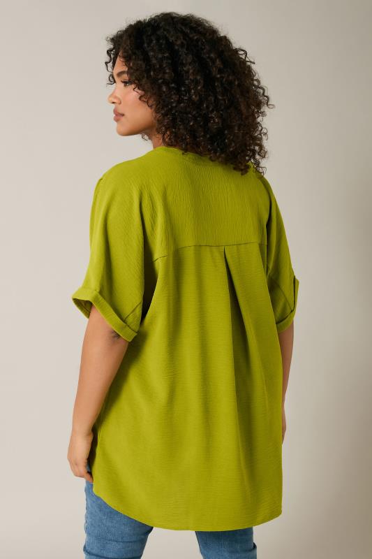 Evans EVANS Curve Chartreuse Green Overhead Utility Shirt