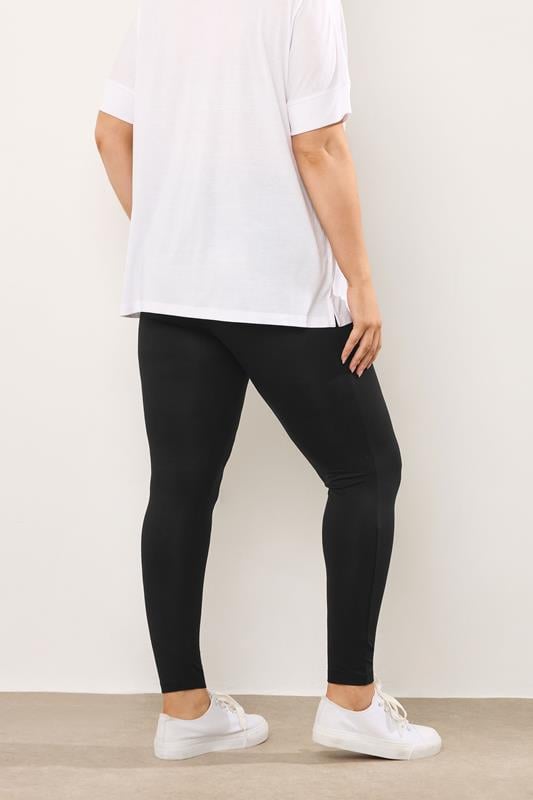 Evans EVANS 2 PACK Curve Black Stretch Leggings