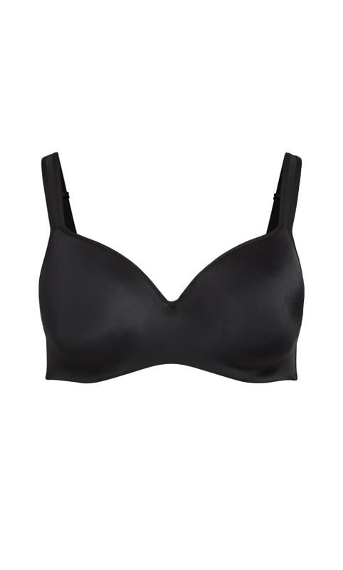 Evans Evans Black Non-Wired Full Cup Bra