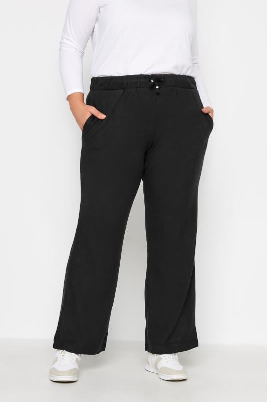 evans Evans Black Soft Touch Lounge Joggers