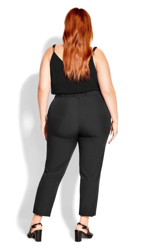 Evans Evans Black Tapered Trousers