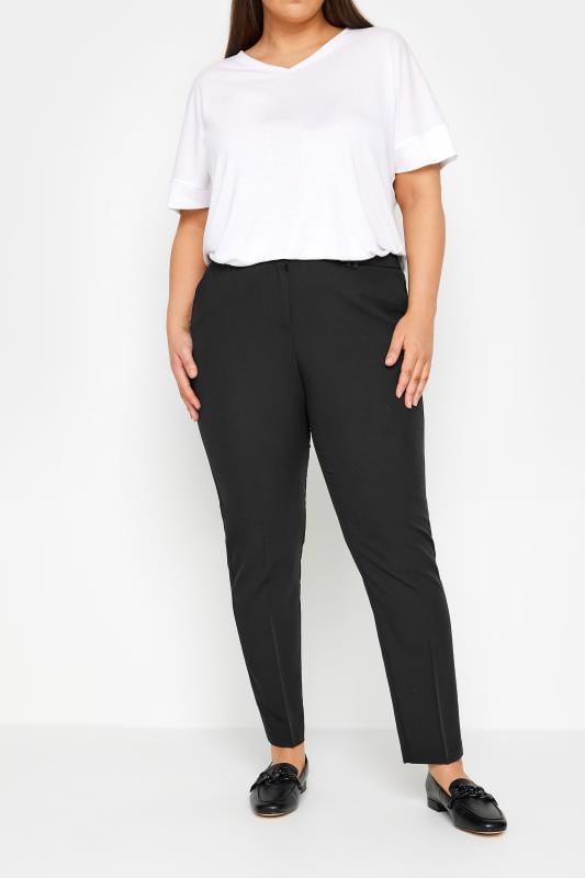 evans Evans Black Tapered Trousers