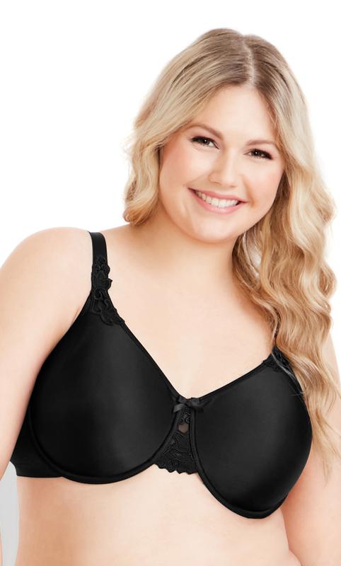 evans Evans Black Underwired Full Cup Bra